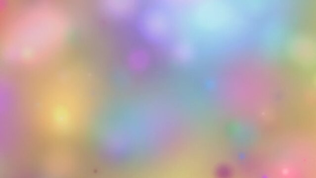 Multicolored background with blurry light spots