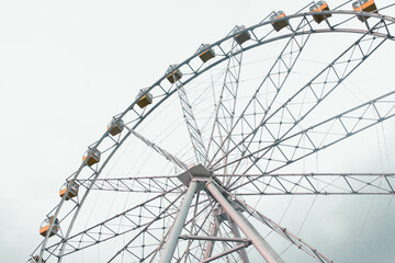 ferris wheel on a sunny day