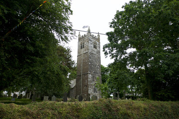 St Tudy civil parish River Camel Valley Cornwall England UK