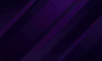Modern abstract diagonal line background. Dark purple gradient luxury background. Design for presentation, cover, poster, business. Vector Illustration
