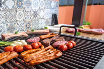 parrilladas exteriores en roofgarden