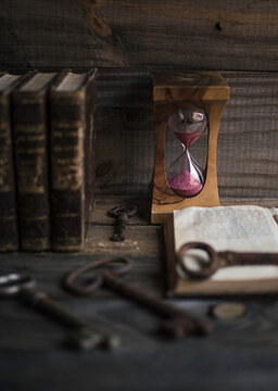 Passage Of Time, Rebuilding My Past, Still Lifes Of Books And Keys, Madrid