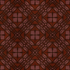 Seamless pattern for traditional decor tile, fabric, wall interior, cloth, posters, cards, prints, stickers, textile, gift paper, scrapbooking. Texture print, mosaic oriental ornament