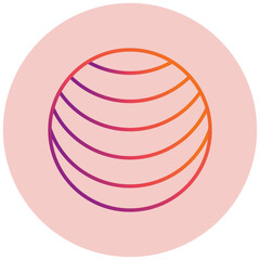 Exercise Ball Icon