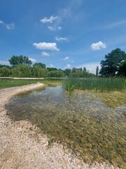 Fototapeta na wymiar river in summer