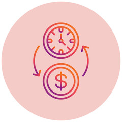 Time Is Money Icon