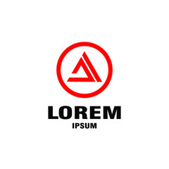 simple abstract logo design for business logo and more