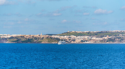 Ferry linking the islands of Malta and Gozo.