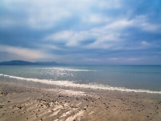 Moody Summer Seascape at Lyme Regis Dorset
