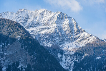 Schneeberge in der Leventina, Kanton Tessin, Schweiz