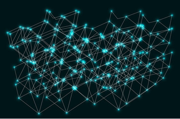 abstract background with stars