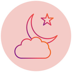Crescent Moon Icon
