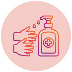 Hands Sanitizer Icon
