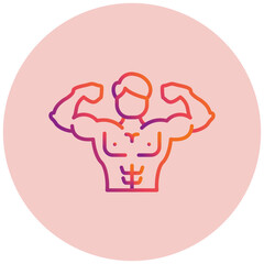 Muscle Man Icon