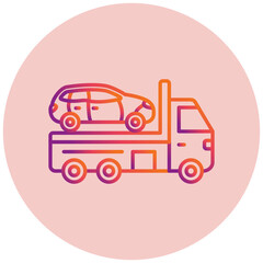Car Towing Icon