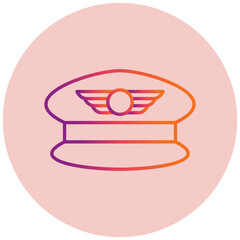 Pilot Hat Icon