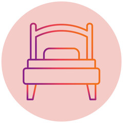 Single Bed Icon
