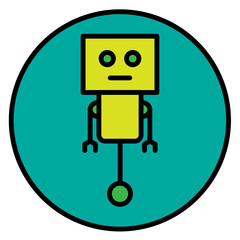 Fototapeta premium robot icon