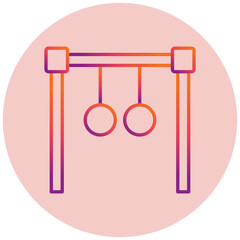 Gymnastic Rings Icon
