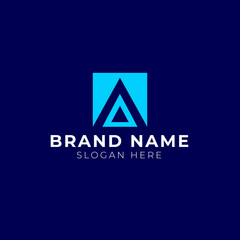 Modern Letter A Logo Concept