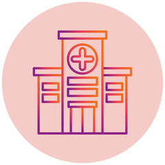 Hospital Building Icon