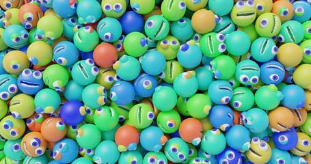 little monsters made in 3d with blender