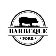 pork barbeque logo