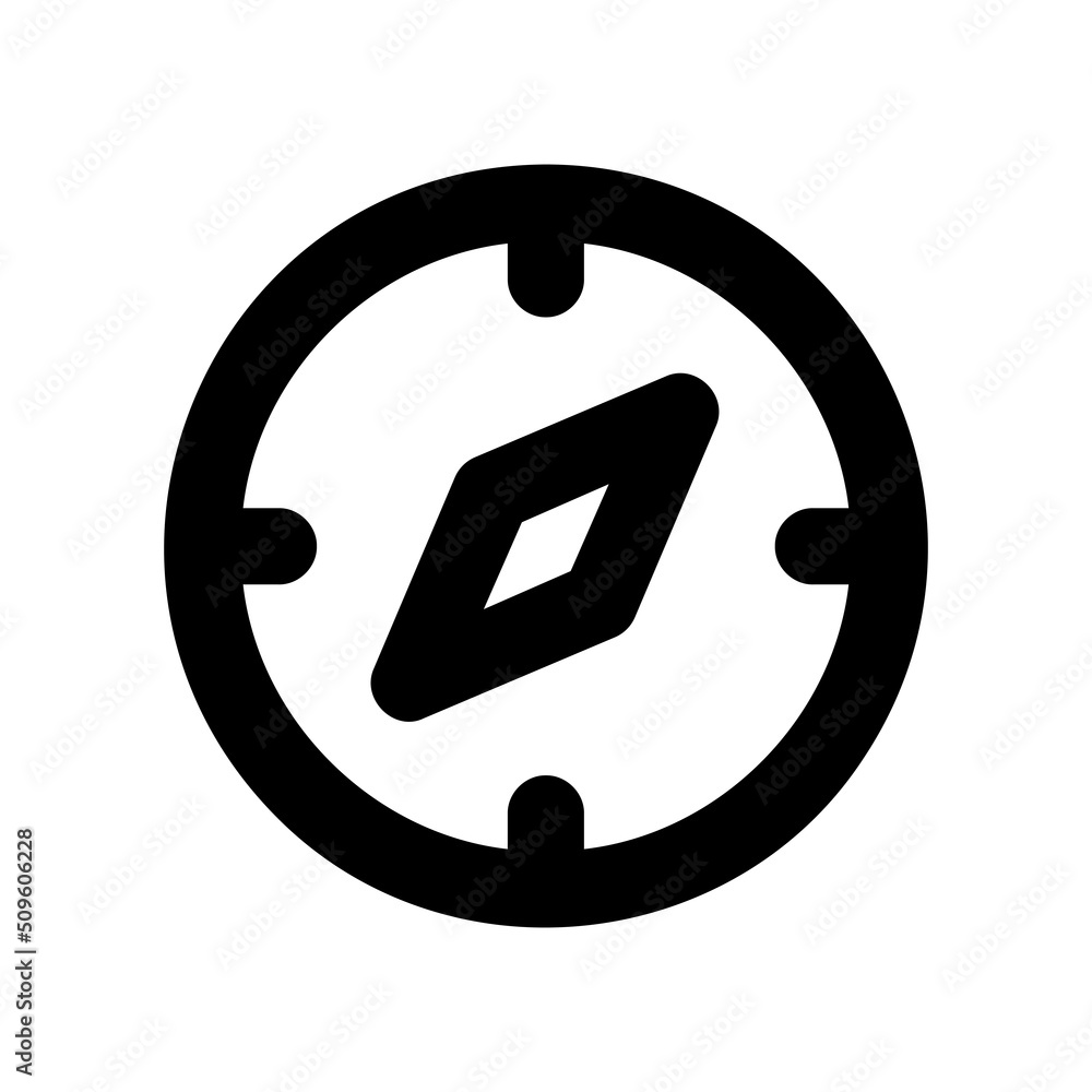 Poster line compass icon isolated. location navigation symbol. vector eps 10