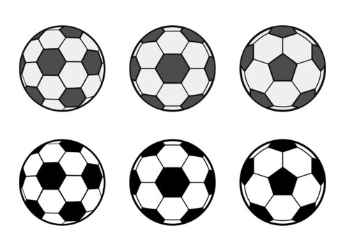 Soccer ball vector design illustration isolated on white background