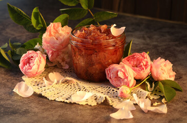 rose petals jam