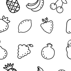 seamless pattern in black and white