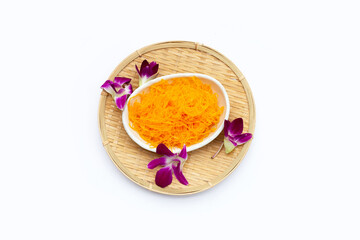 Thai dessert Foi Thong, Golden egg yolk threads