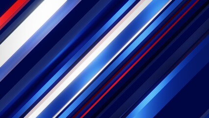 Blue shiny metal diagonal lines moving back and forth 4k 3d render