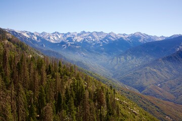 Sequoia National Park Mountain Range