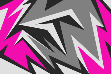 Abstract background with colorful triangular and arrow pattern