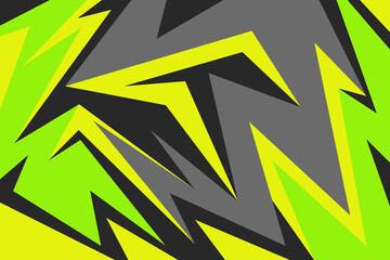 Abstract background with colorful triangular and arrow pattern