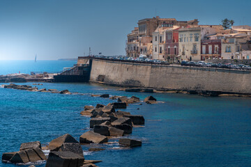 The Island of Ortigia in Syracuse, Sicily, Italy