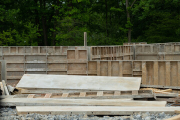 iron formwork for a new house