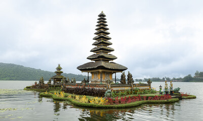 balinese temple in a lake