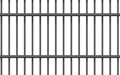 Cage metal bars. vector illustration