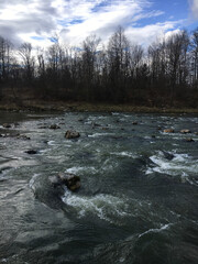 Isar river in Germany