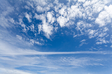 Blue sky clouds for background