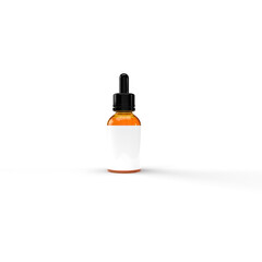 dropper bottles amber collection for private label products like serum, cosmetics, oils, elixir, lotion. Product mockup bottles to apply custom brand label