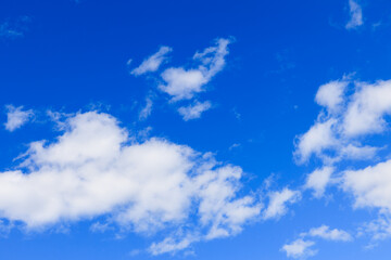 beautiful blue sky with clouds