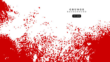 Abstract red grunge vector background