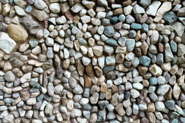 illustration background of small colored pebbles