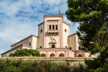 DURRES, ALBANIA -  September 2021: Villa of Zog in Durrës. Albania
