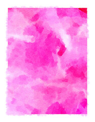 pink watercolor wet wash paper background, abstract impressionist paint pattern, graphic design