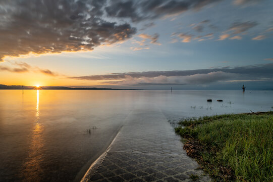 Sunrise over Lake Constance, Germany