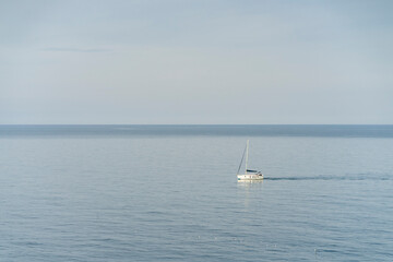 Obraz premium boat on the sea